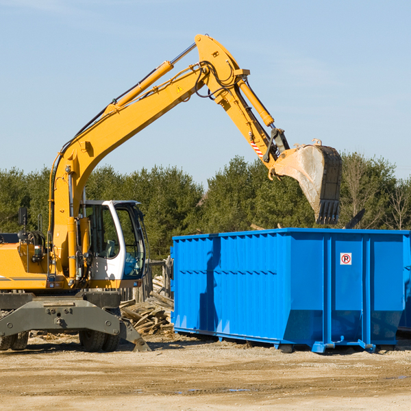 are there any restrictions on where a residential dumpster can be placed in Midway North Carolina